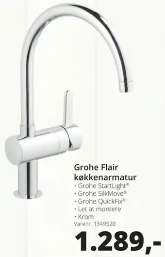 10-4 Byggecenter Grohe Flair Køkkenarmatur tilbud