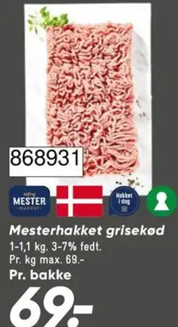 Bilka Mesterhakket grisekød tilbud