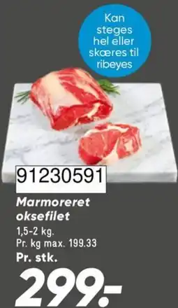 Bilka Marmoreret oksefilet tilbud