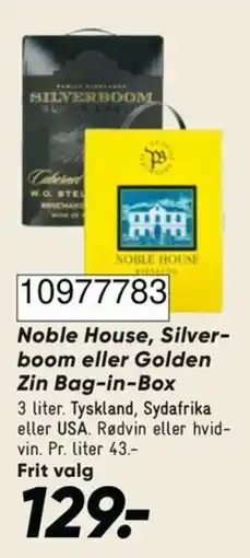 Bilka Noble House Silverboom eller Golden Zin tilbud