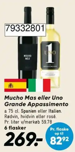 Bilka Mucho Mas eller Uno Grande Appassimento tilbud