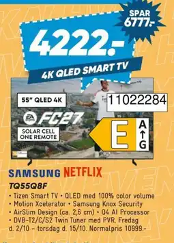 Bilka Samsung TQ55Q8F tilbud