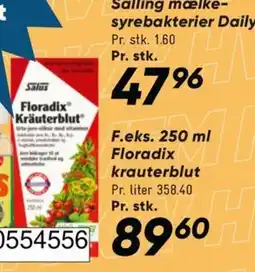 Bilka Salus Floradix Kräuterblut tilbud