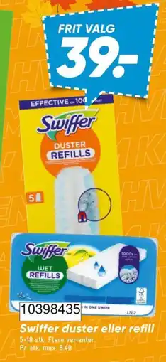 Bilka Swiffer duster eller refill tilbud