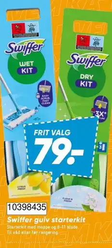 Bilka Swiffer gulv starterkit tilbud