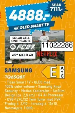 Bilka Samsung TQ65Q8F tilbud