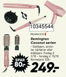 Bilka Remington Coconut serien tilbud