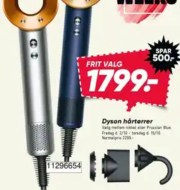 Bilka Dyson hårtørrer tilbud