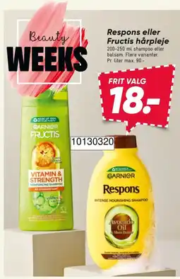 Bilka Garnier Respons tilbud