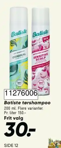 Bilka Batiste tørshampoo tilbud