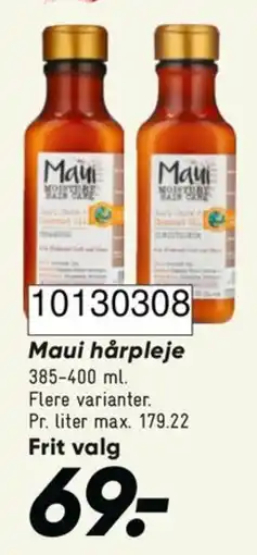Bilka Maui hårpleje tilbud