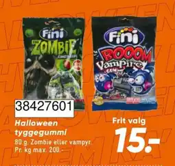 Bilka Halloween tyggegummi tilbud