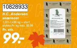 Bilka H.C. Andersen skæreost tilbud