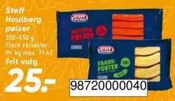 Bilka Steff pølser tilbud