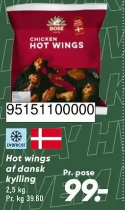 Bilka Hotwings af dansk kylling tilbud