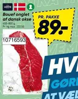 Bilka Bouef onglet af dansk okse tilbud