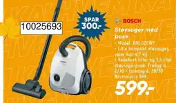 Bilka Bosch Støvsuger med pose tilbud