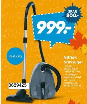Bilka Nilfisk Støvsuger tilbud