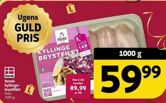 Rose kyllingebrystfilet