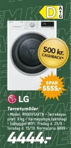 Bilka LG Tørretumbler tilbud