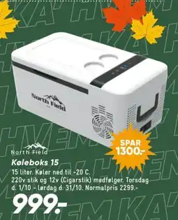 Bilka North Field Køleboks 15 tilbud