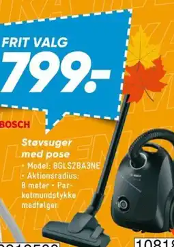 Bilka Bosch støvsuger med pose tilbud