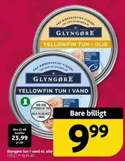 Løvbjerg Glyngøre yellowfin tun i vand el. olie tilbud