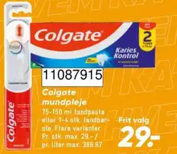 Bilka Colgate mundpleje tilbud