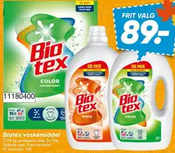 Bilka Biotex vaskemiddel tilbud