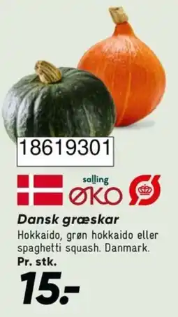 Bilka ØKO græskar tilbud