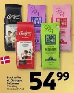 Løvbjerg Black coffee el. Christgau helbønner tilbud