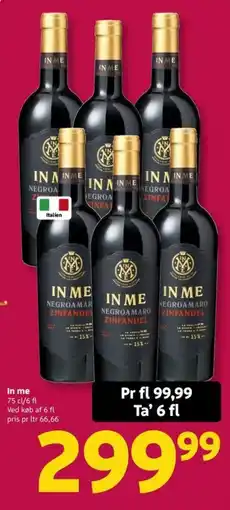 Løvbjerg In me Negroamaro Zinfandel tilbud