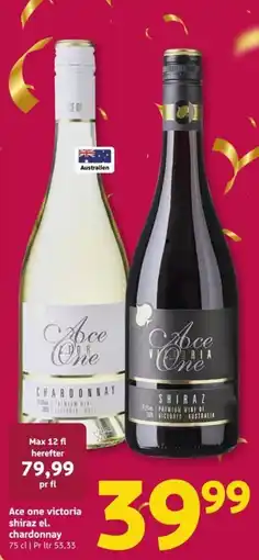 Løvbjerg Ace one victoria shiraz el. chardonnay tilbud