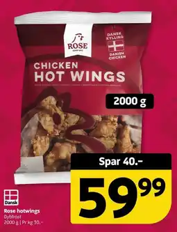 Løvbjerg Rose hotwings tilbud