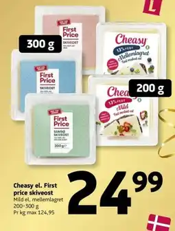 Løvbjerg Cheasy el. First price skiveost tilbud