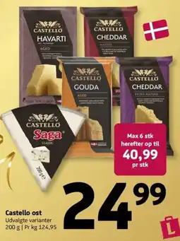 Løvbjerg Castello ost tilbud