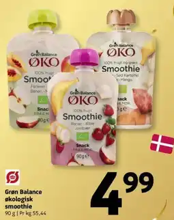 Løvbjerg Grøn Balance økologisk smoothie tilbud