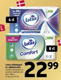 Løvbjerg Lotus toilettepapir tilbud