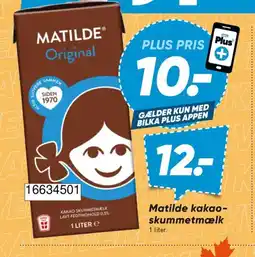 Bilka Matilde kakao-skummetmælk tilbud