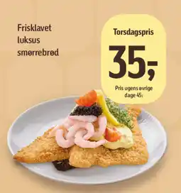 Føtex Frisklavet luksus smørrebrød tilbud