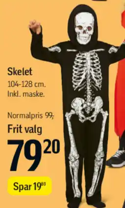 Føtex Skelet tilbud