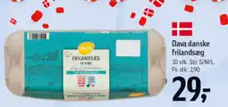 Føtex Dava frilandsæg tilbud