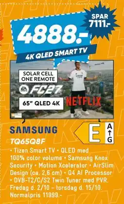 Bilka Samsung TQ65Q8F tilbud