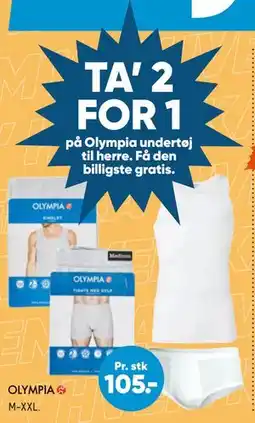 Bilka Olympia undertøj tilbud