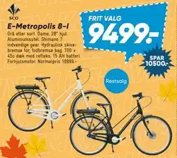 Bilka SCO E-Metropolis 8-I tilbud