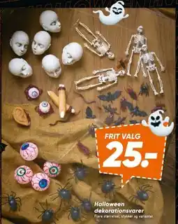 Bilka Halloween dekorationsvarer tilbud