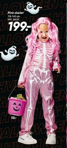 Bilka Pink skelet tilbud
