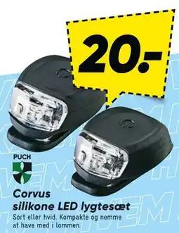 Bilka Corvus silikone LED lygtesæt tilbud