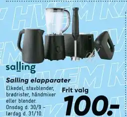 Bilka Salling elapparater tilbud