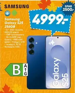 Bilka Samsung Galaxy S25 256GB tilbud